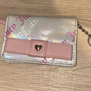 Juicy Couture Iridescent Pink Card Holder